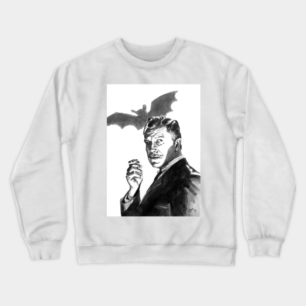 Vincent Price Crewneck Sweatshirt by BarnabyEdwards